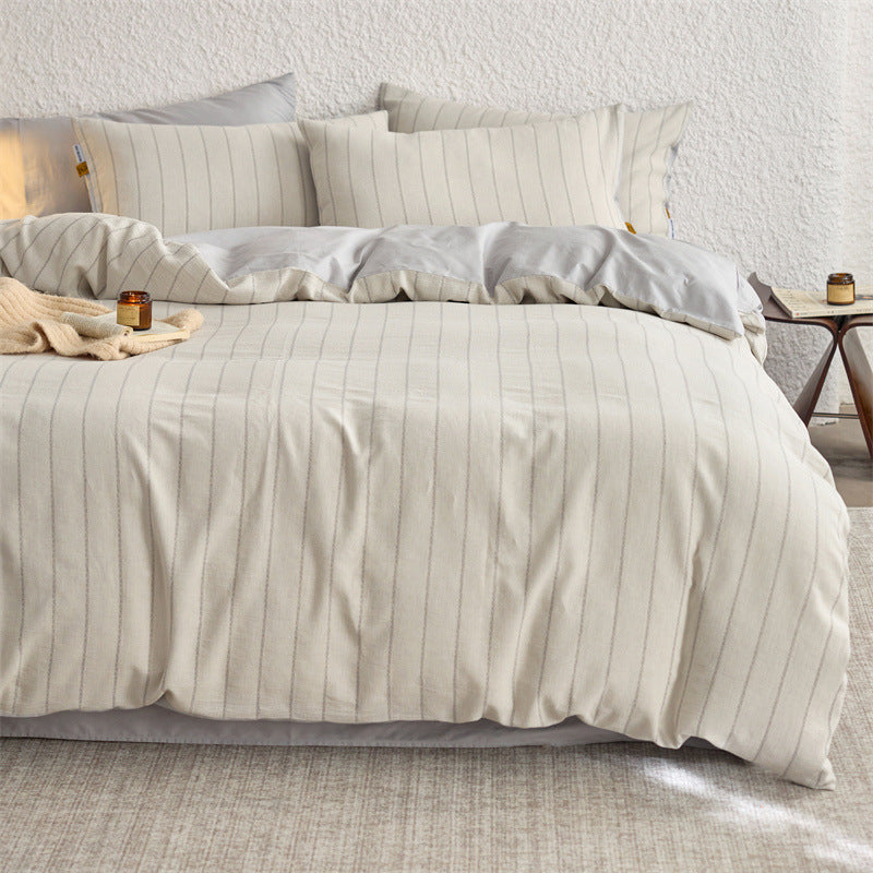The Atelier Stripe | 40s Double-Jacquard Cotton Bed Linen