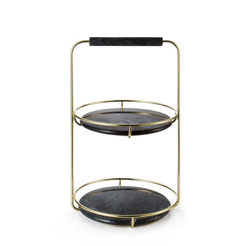 Aurelia Marble Two-Tier Organizer Berriscent