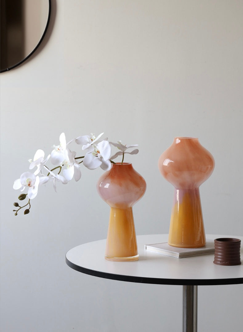 Aurora Blush Pedestal Vase Berriscent