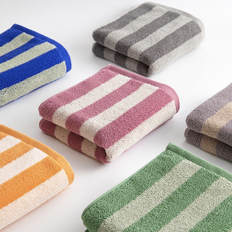 Classic Stripe Pure Cotton Hand Towel – Effortless Style and Everyday Comfort Berriscent