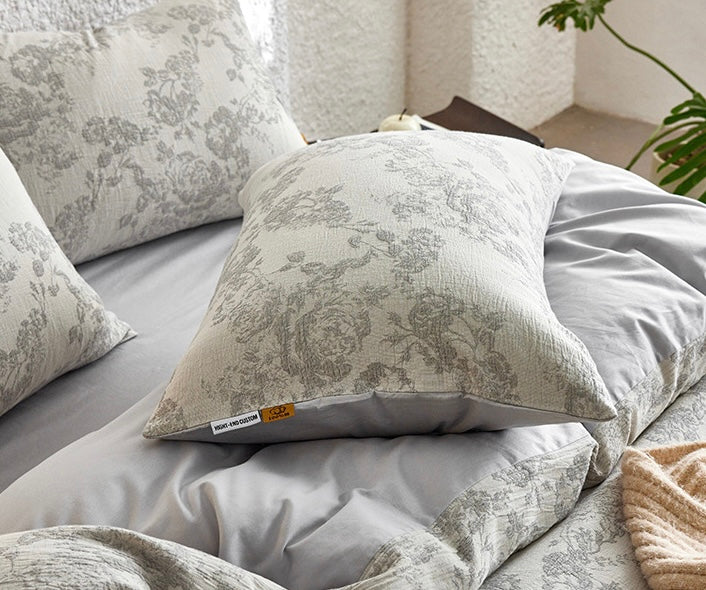 The Rose Garden | 40s Double-Jacquard Cotton Bed Linen