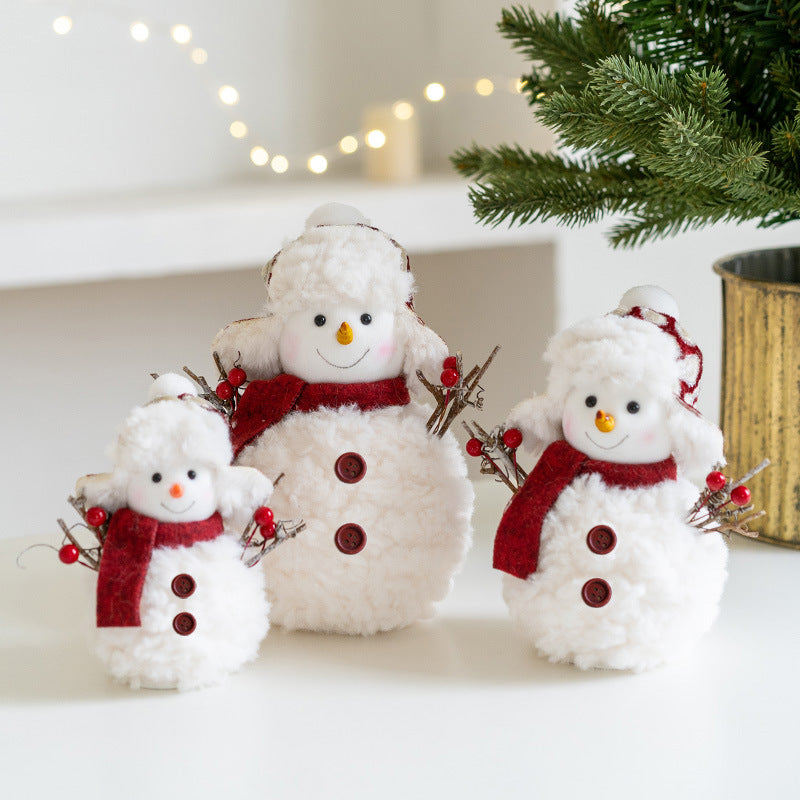 Snowman Family Decoration Set