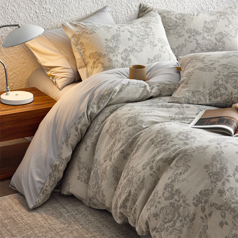 The Rose Garden | 40s Double-Jacquard Cotton Bed Linen