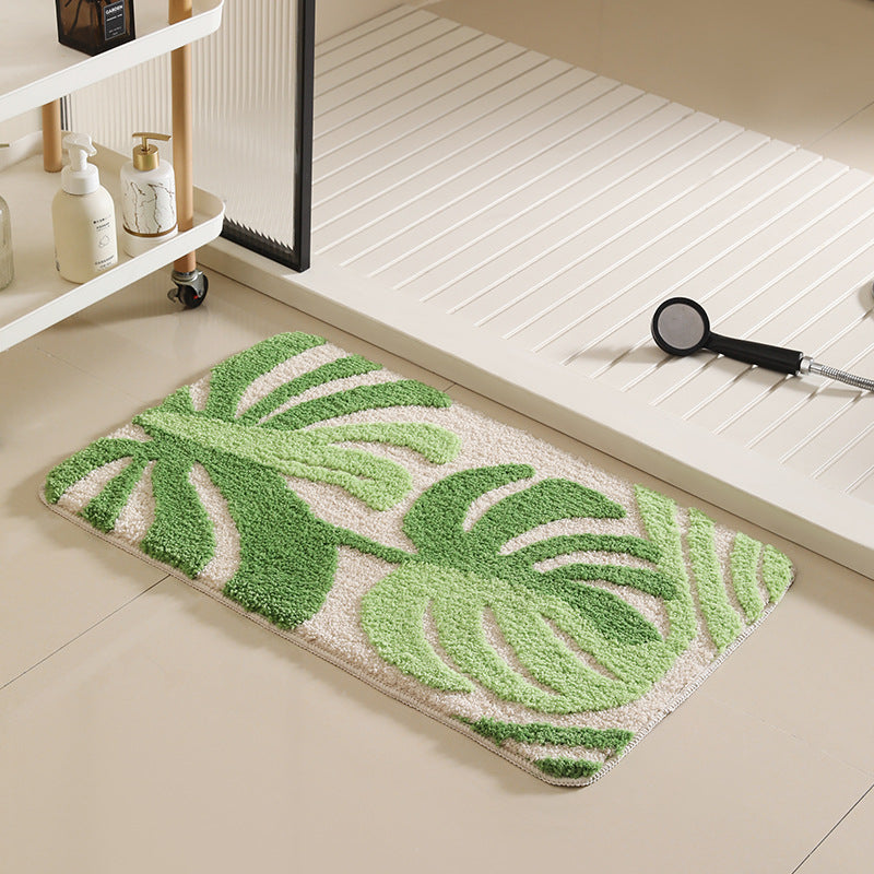 Abstract Tufted Bath Mat Berriscent