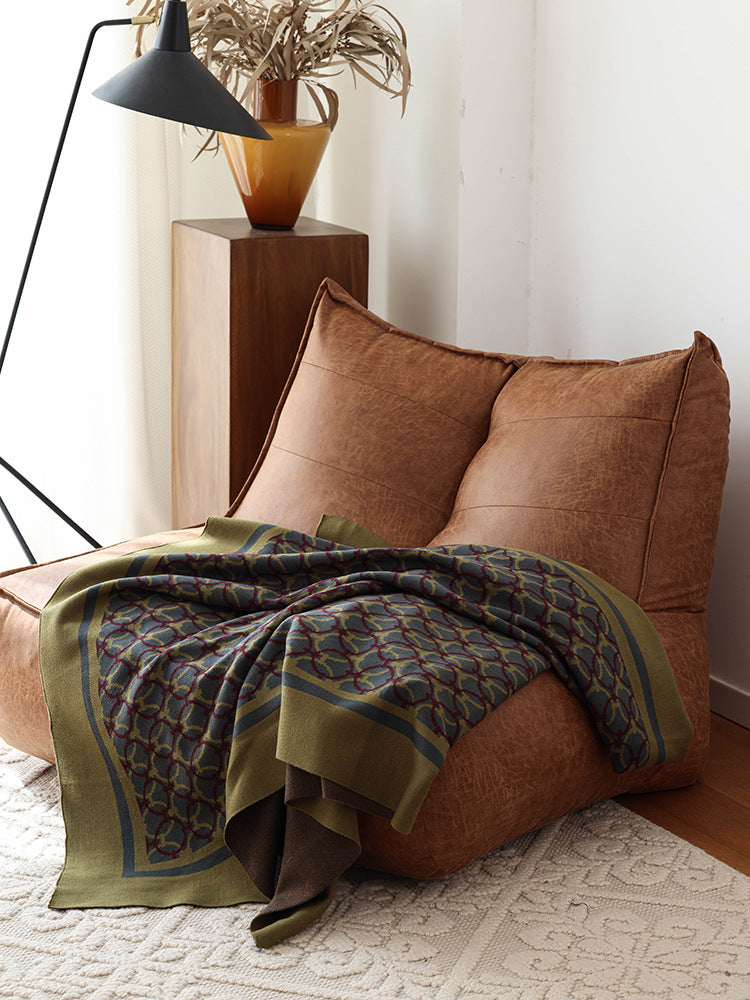 Loommark Woven Pattern Throw Berriscent