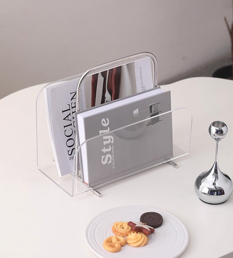 Aurora Acrylic Magazine Holder Berriscent