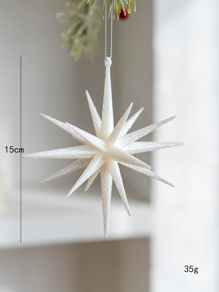 Starlight Symphony – Set of 5 Starburst Christmas Ornaments Berriscent