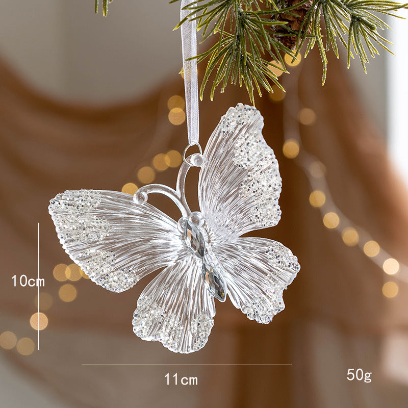 Crystal Elegance Christmas Ornaments – Set of 9