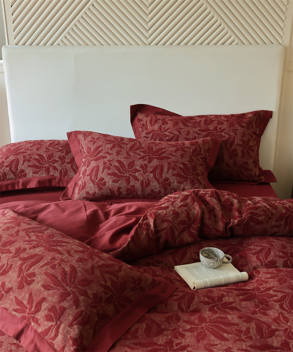 Imperial Bloom Pure Cotton High-End Bedding Set Berriscent