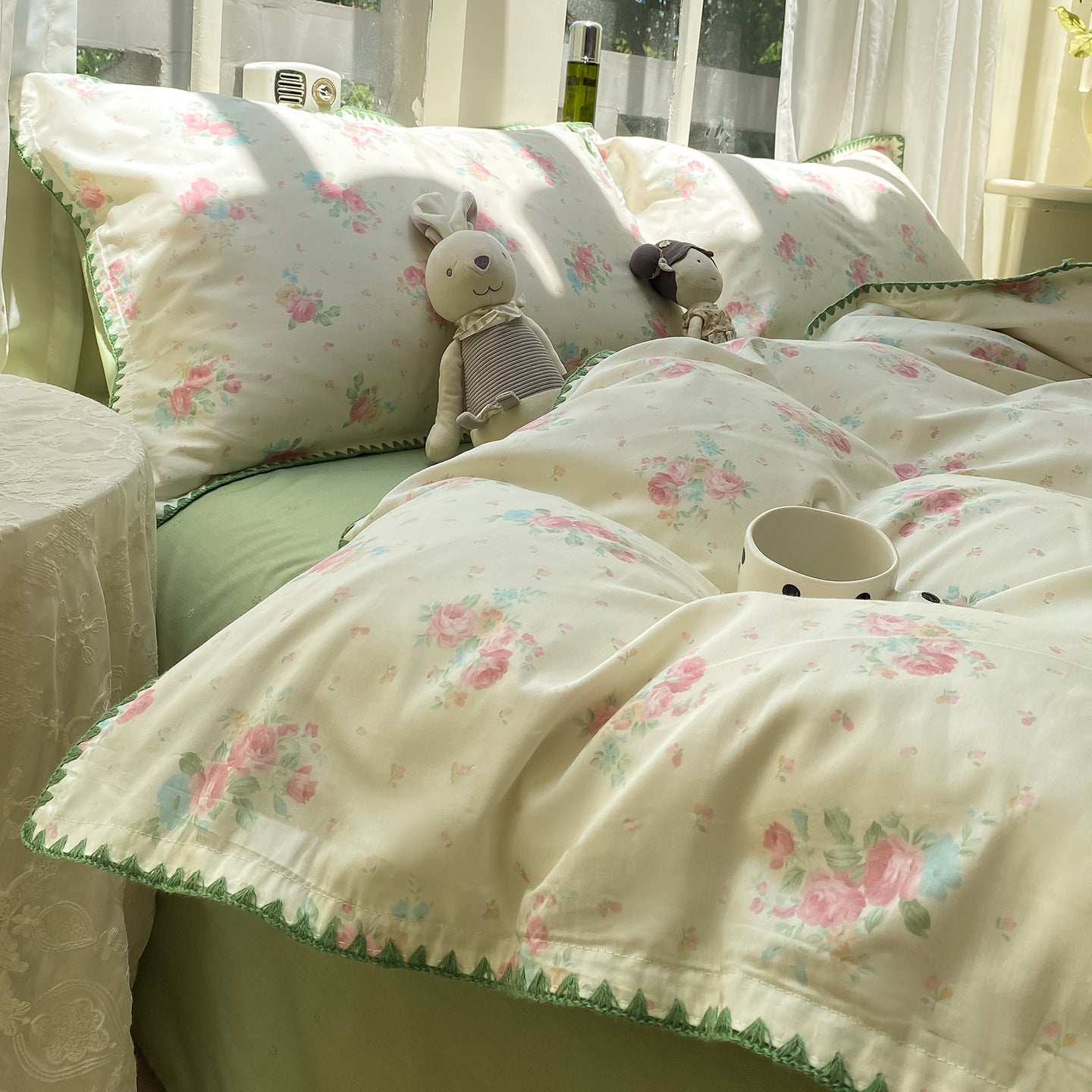 Playful Countryside Bedding Set (4-Piece Pure Cotton Set) Berriscent