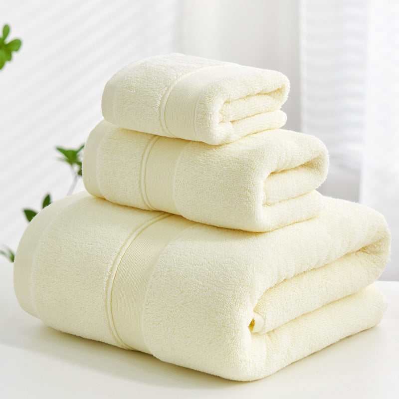 Luxury Combed Cotton Bath Towel Set – 500g Thick Plush Comfort Berriscent