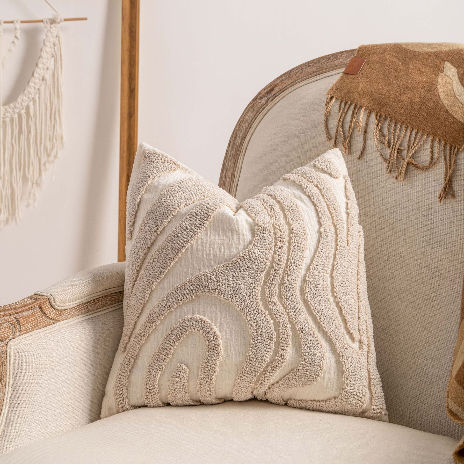 Textura Natural Cushion Cover Collection Berriscent