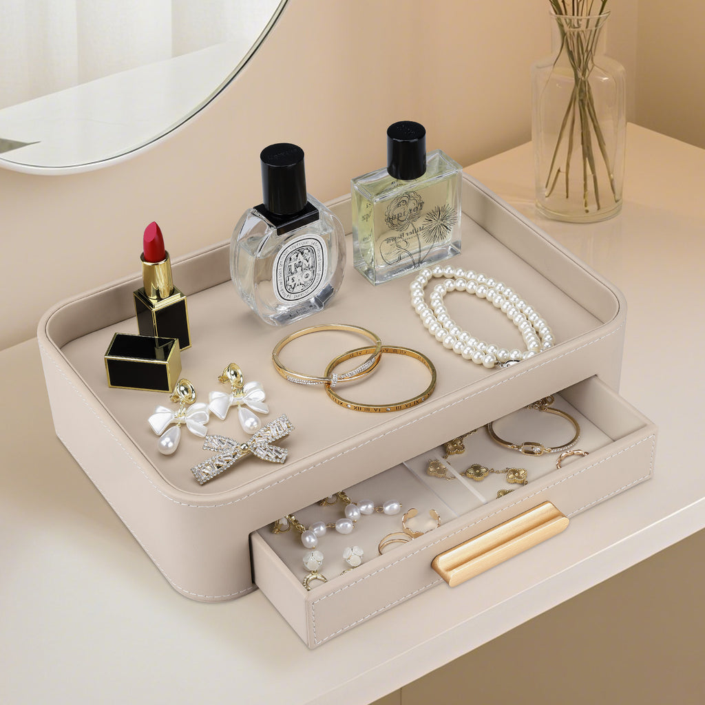 Drawer Tray Organizer with Gold Handle Berriscent