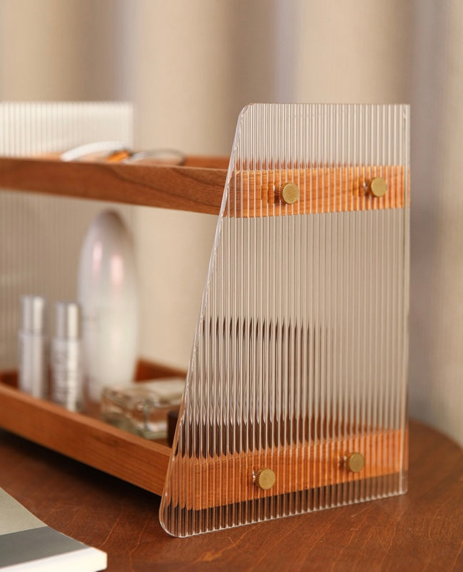 Lumière Tiered Acrylic & Wood Organizer Berriscent