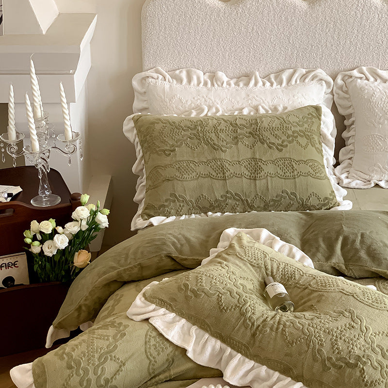 Sage Château Bedding Set (4-Piece) Berriscent