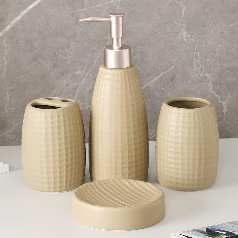 Terra Form Ceramic Bathroom Set