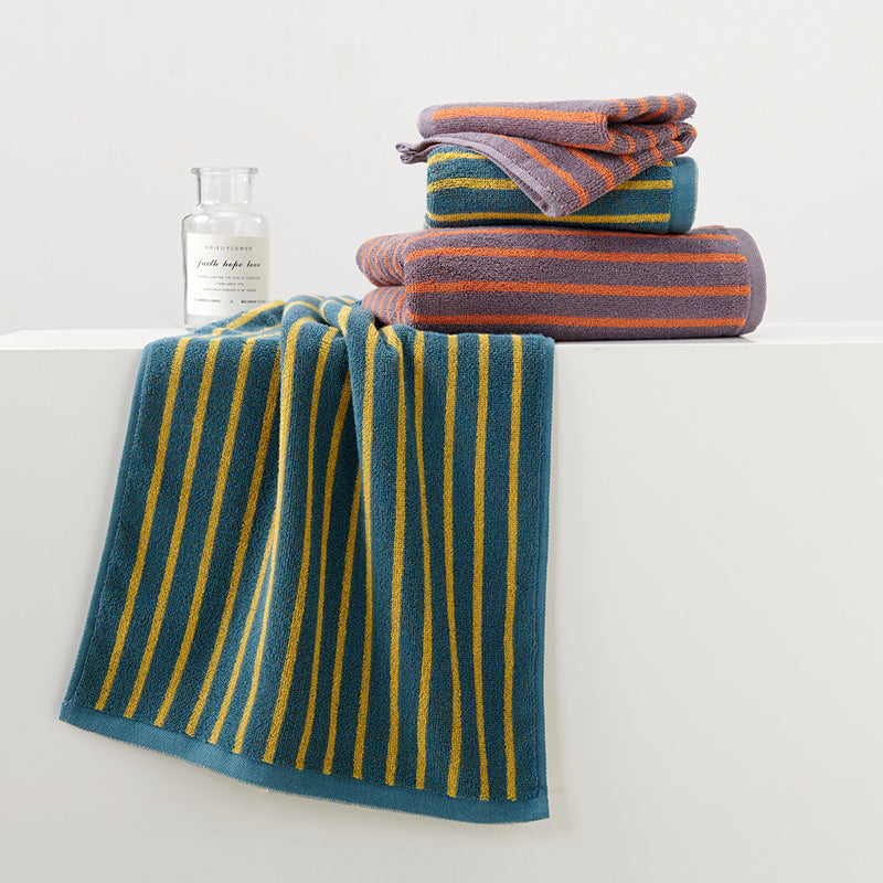 Soft Cotton Striped Hand Towel 34x74