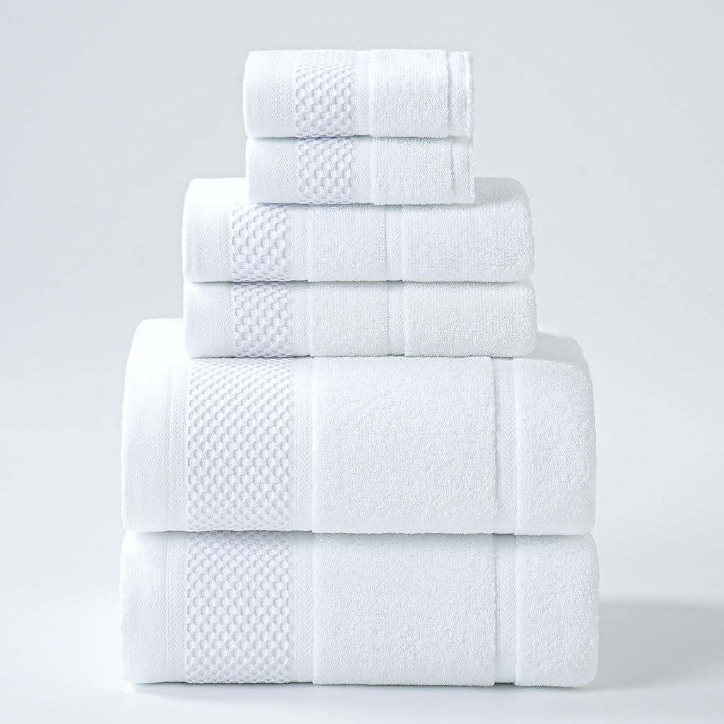 Ethereal Weave Towel Set – 6 Pieces, 100% Cotton Berriscent