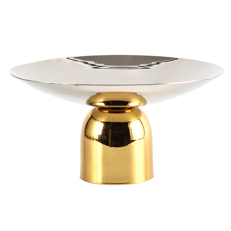 Golden Base Stainless-Steel Centerpiece Bowl Berriscent