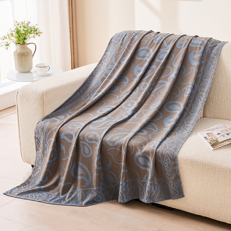 Serene Paisley Reversible Throw  Berriscent