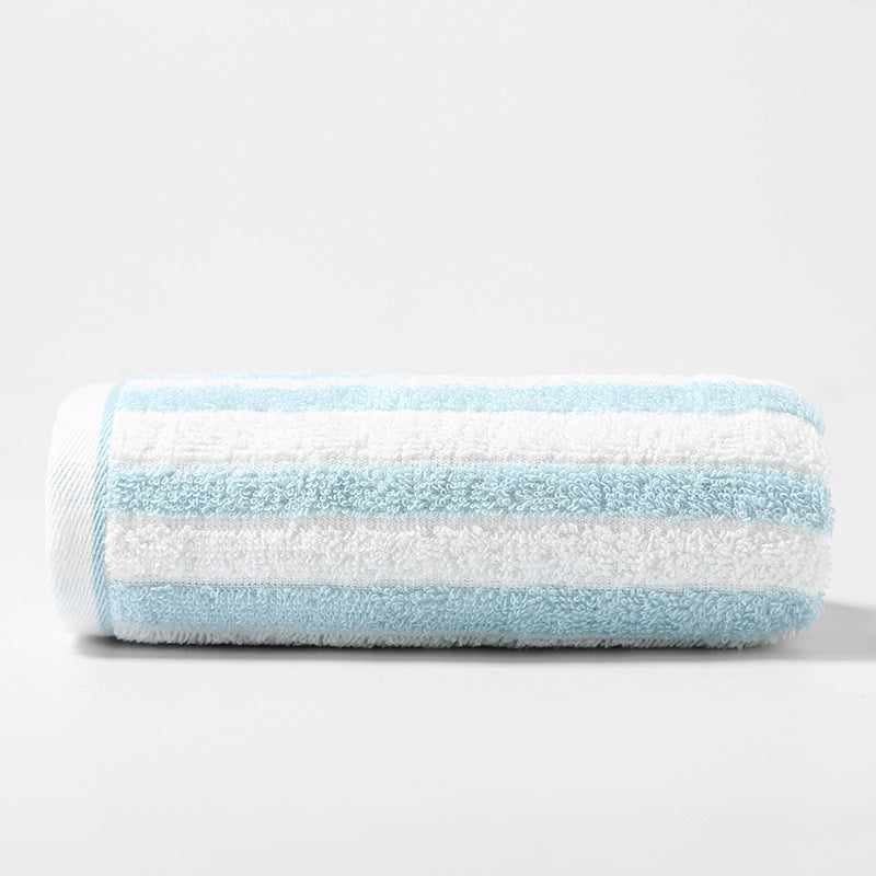 Pastel Stripe Cotton Towel – Softness Meets Everyday Elegance Berriscent