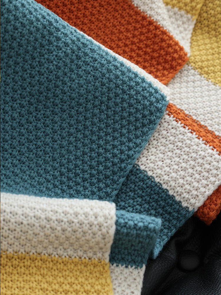 Sunset Loom Tasselled Throw Berriscent