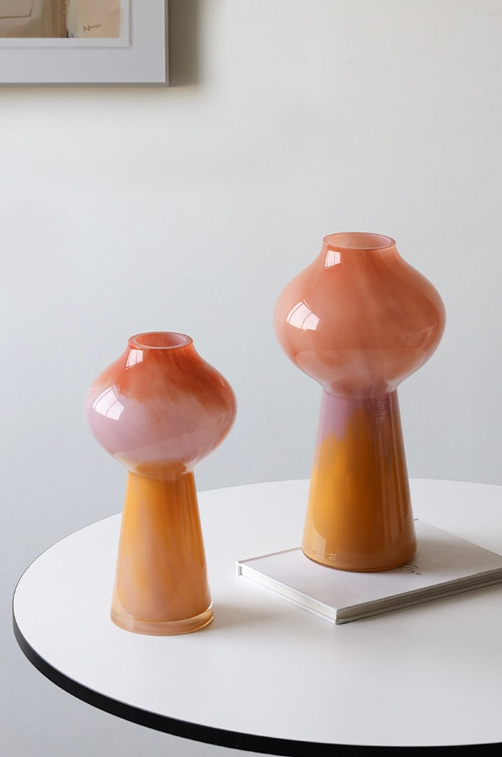 Aurora Blush Pedestal Vase Berriscent