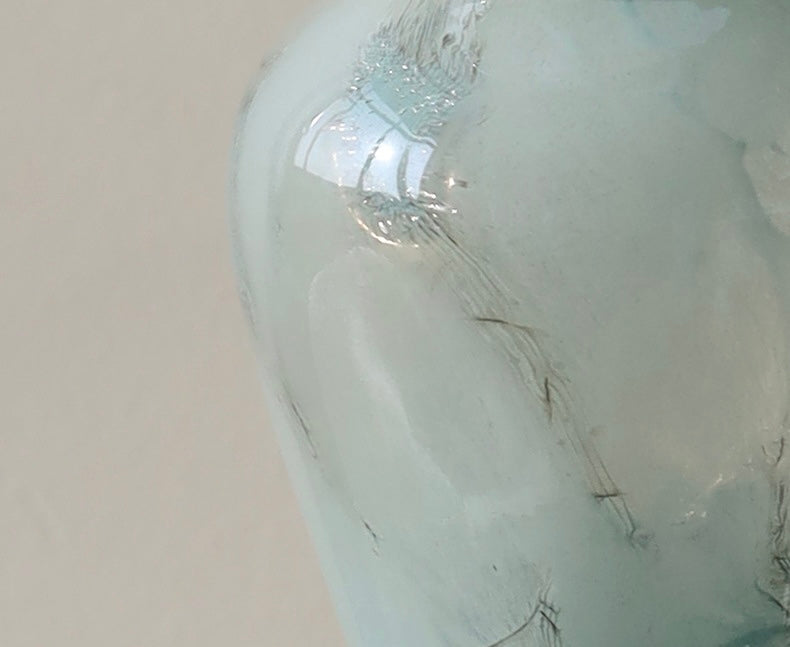 Aqua Veil Handcrafted Glass Vase Berriscent