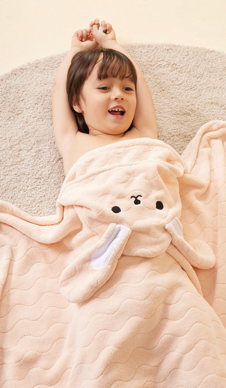 Whimsy Wrap Animal Hooded Bath Towel Berriscent