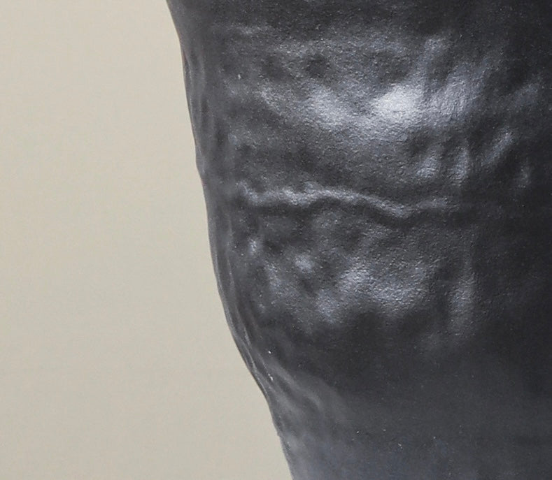 Obsidian Sculpture Vase Collection Berriscent