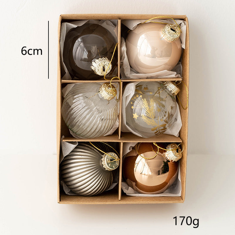 Elegant Christmas Ball Ornament Collection – 6cm Baubles Berriscent