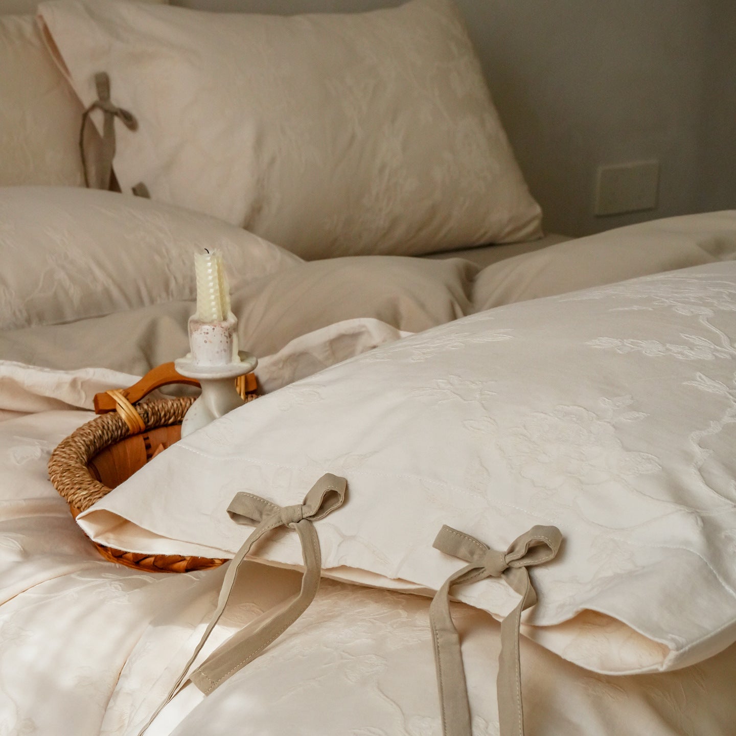 Long-Staple Cotton Brushed Bedding Set Berriscent