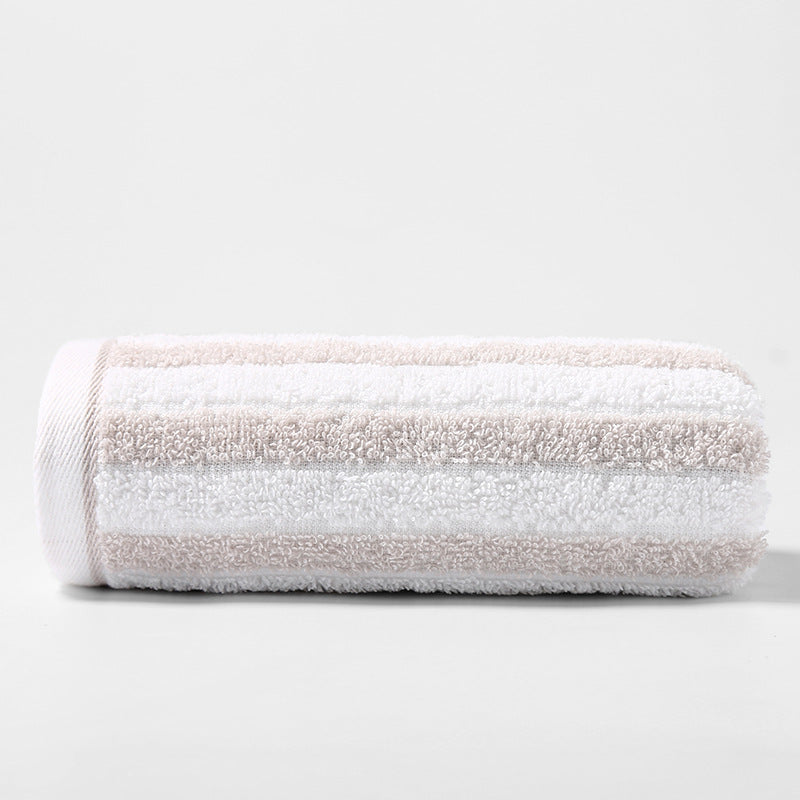 Pastel Stripe Cotton Towel – Softness Meets Everyday Elegance Berriscent