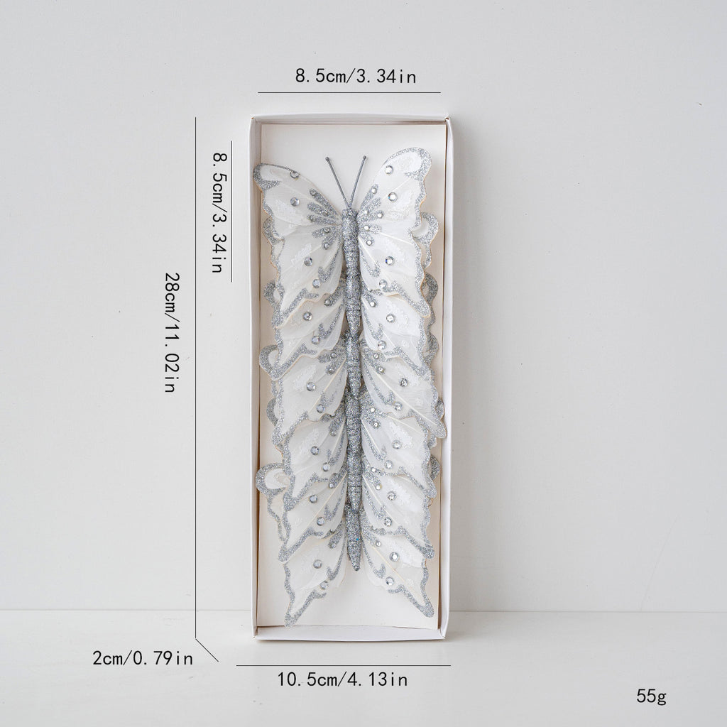 Crystal Wing Butterfly Clip Berriscent