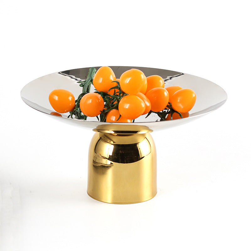 Golden Base Stainless-Steel Centerpiece Bowl Berriscent