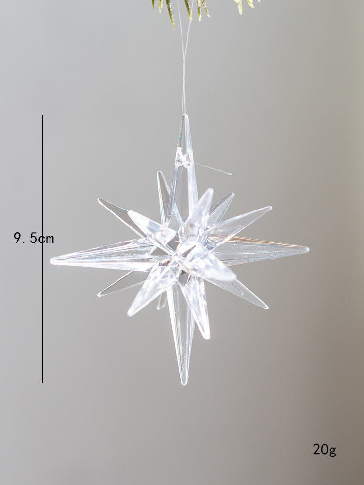 Starlight Symphony – Set of 5 Starburst Christmas Ornaments Berriscent