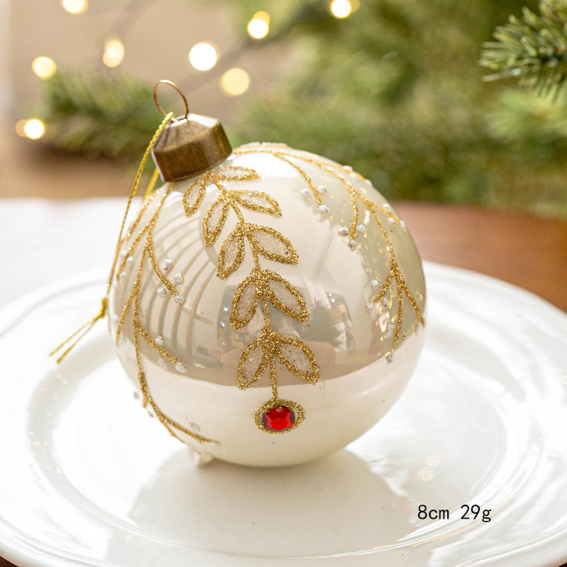 Luxury Christmas Glass Baubles Set