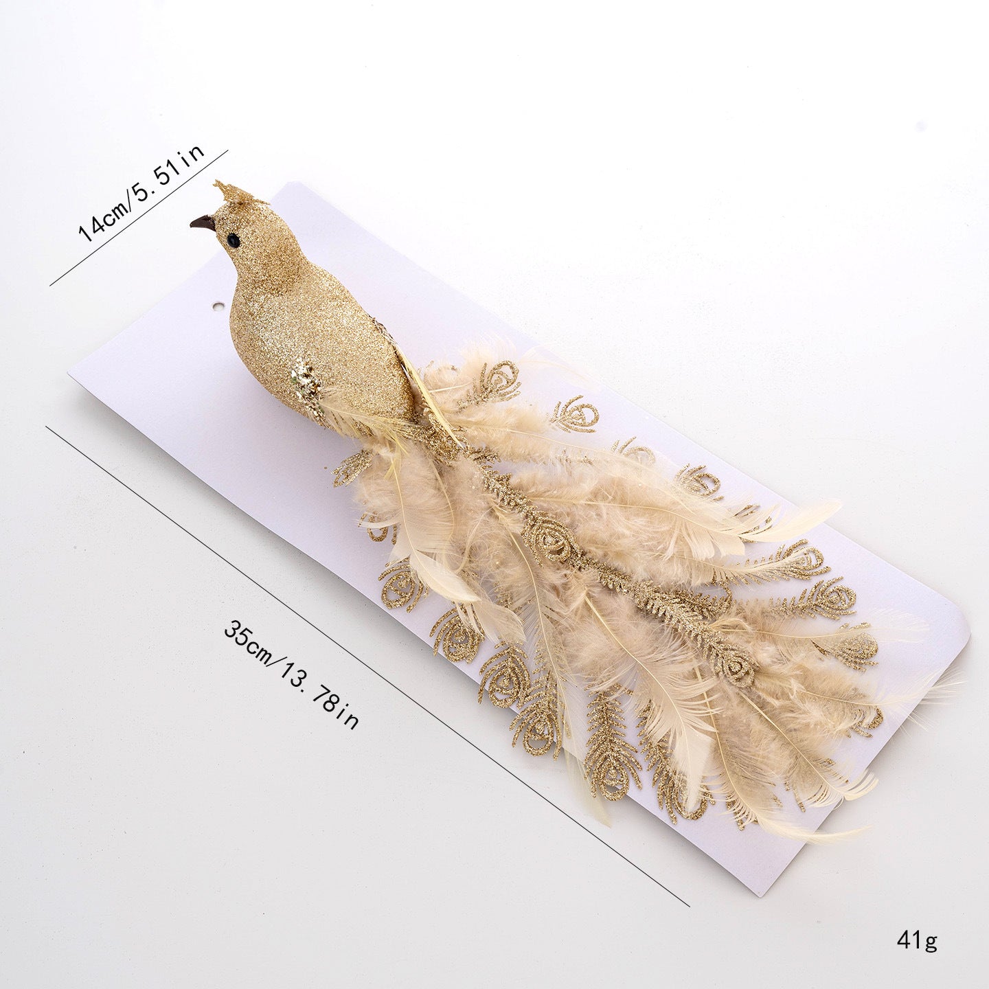 Christmas Luxury Bird & Peacock Ornament Collection