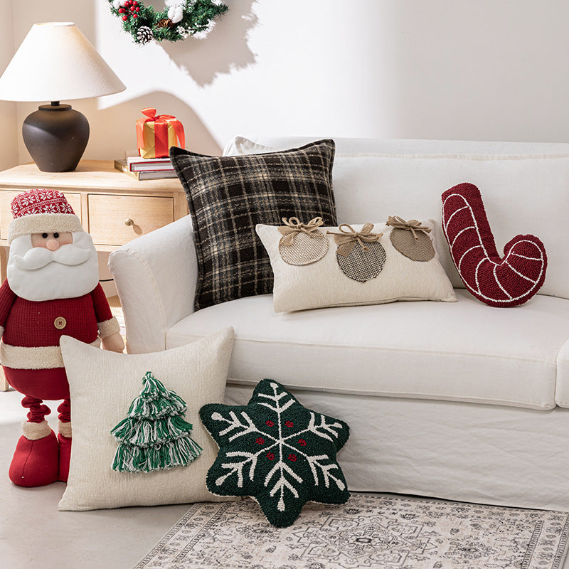 Holiday Charm Decorative Cushions | Christmas Throw Pillow Set Berriscent