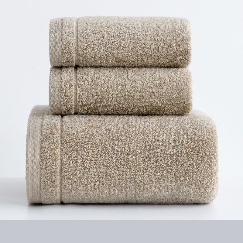 Luxury 3-Piece Combed Cotton Towel Set Berriscent