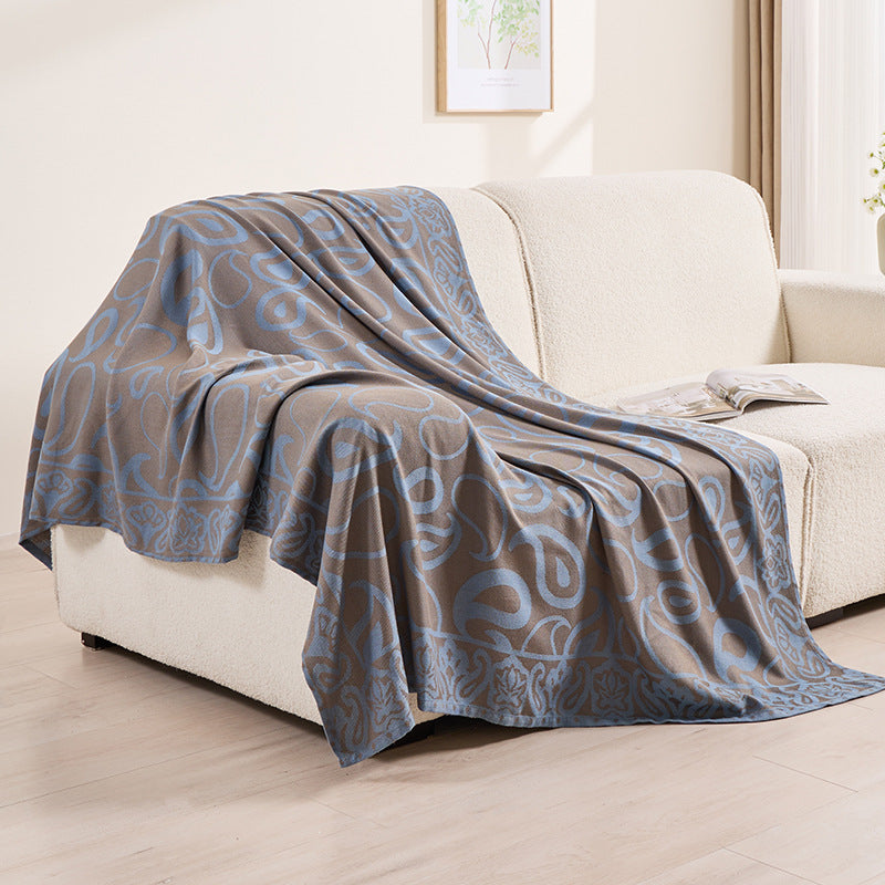 Serene Paisley Reversible Throw  Berriscent