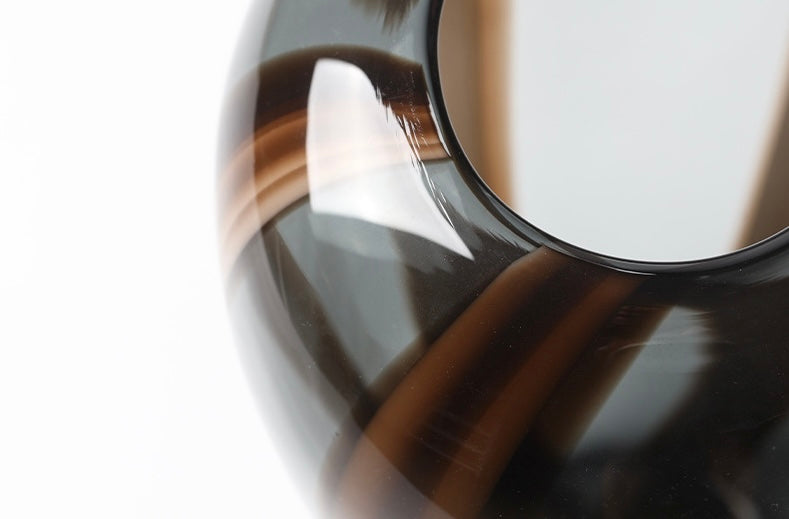 Cascade Smoke Striped Glass Vase Collection Berriscent