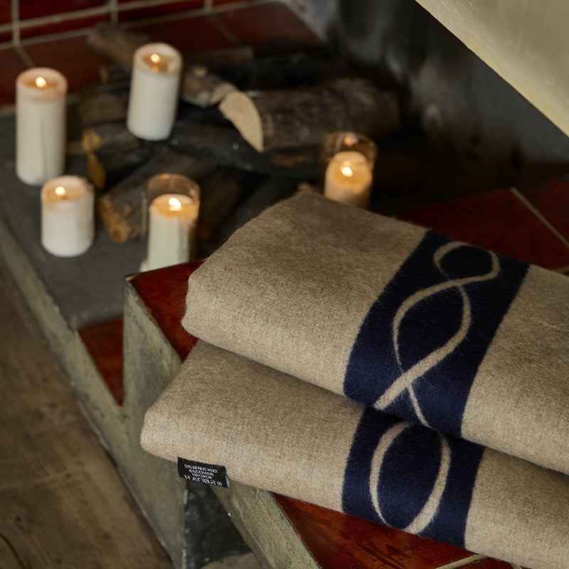 Alashan Cashmere Wool Double-Sided Blanket – 130 × 200 cm Berriscent