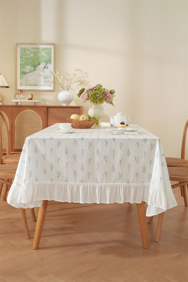 Cottage Bloom Cotton Tablecloth Berriscent