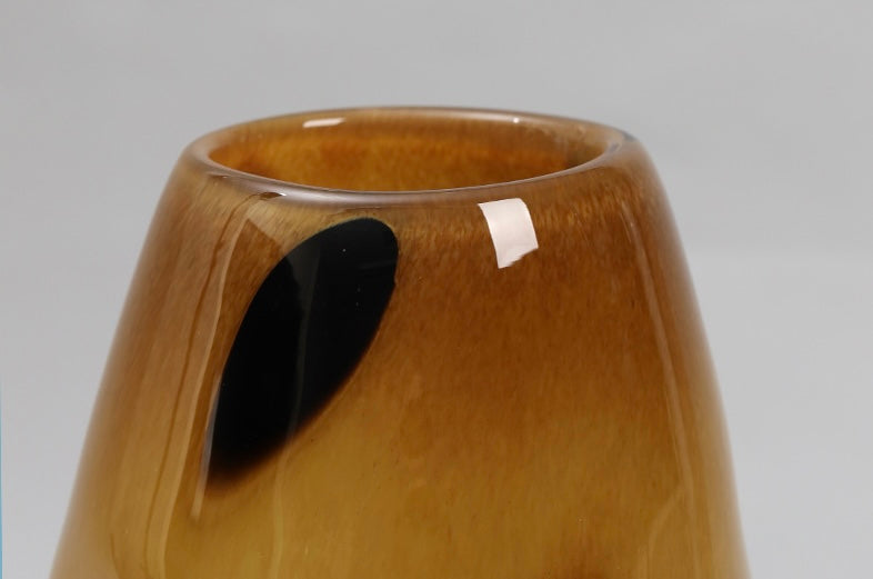 Amber Eclipse Art Glass Vase Berriscent