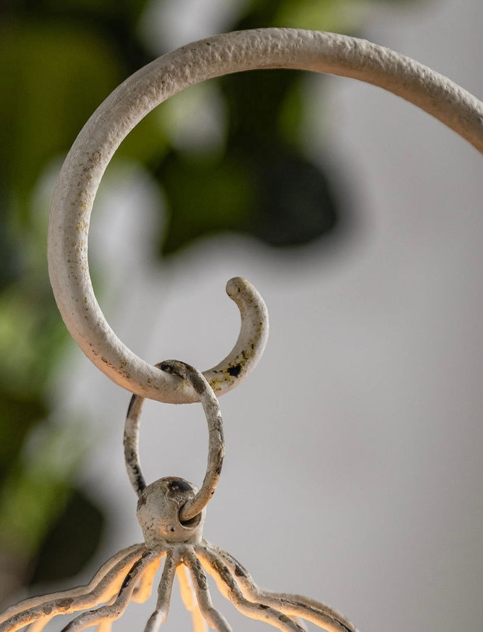 Vintage Scroll Lantern Stand Berriscent