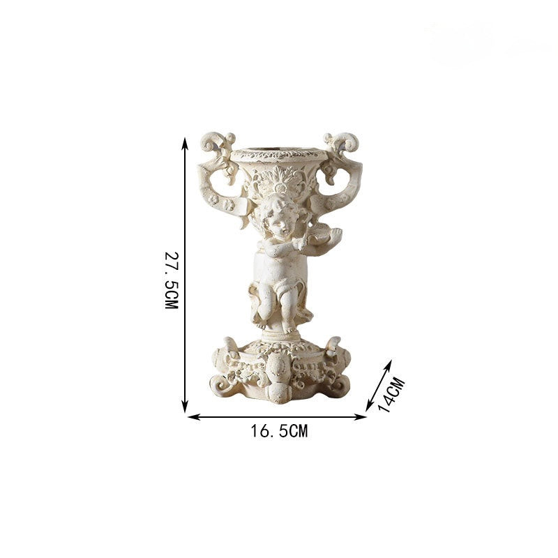 Baroque Cherub Candle Holder Berriscent