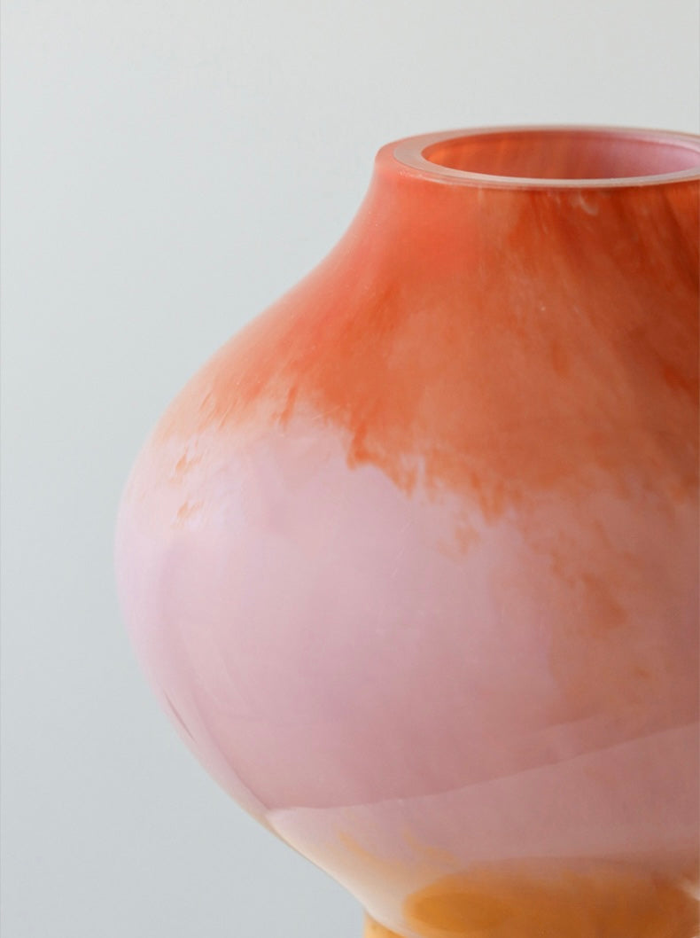 Aurora Blush Pedestal Vase Berriscent