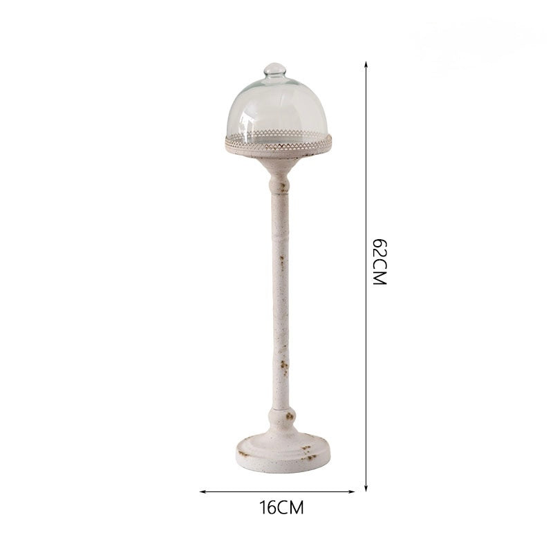 Vintage Glass Dome Pedestal Stand – Handcrafted Display Berriscent