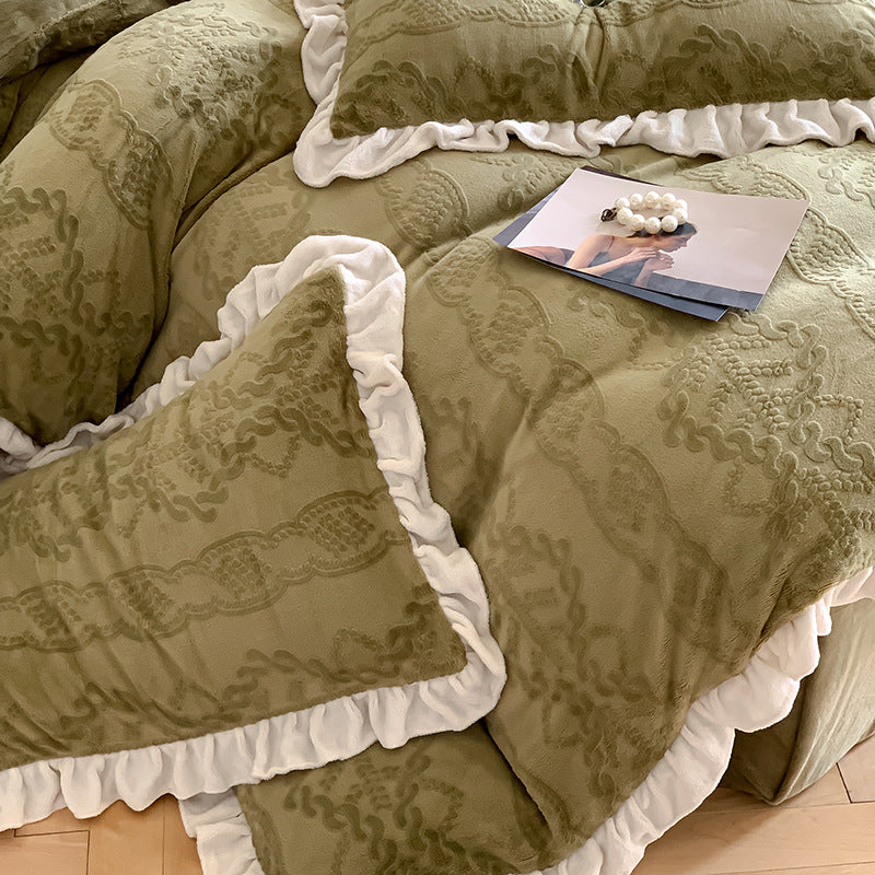 Sage Château Bedding Set (4-Piece) Berriscent